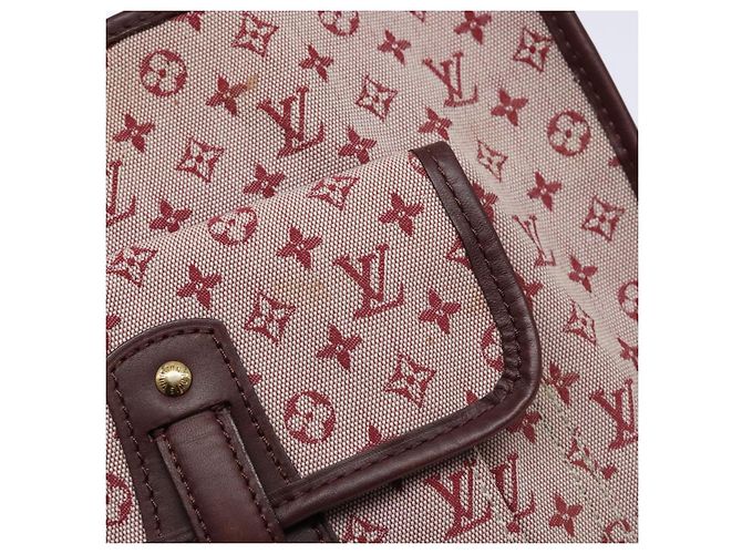 LOUIS VUITTON Mini Borsa Monogramma Mary Kate Rossa M92321 LV Auth SW1479 Rosso - vista 9