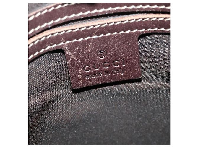 Borsa a spalla GG Supreme in PVC beige e argento di GUCCI 223666 Auth ep10605 - vista 16