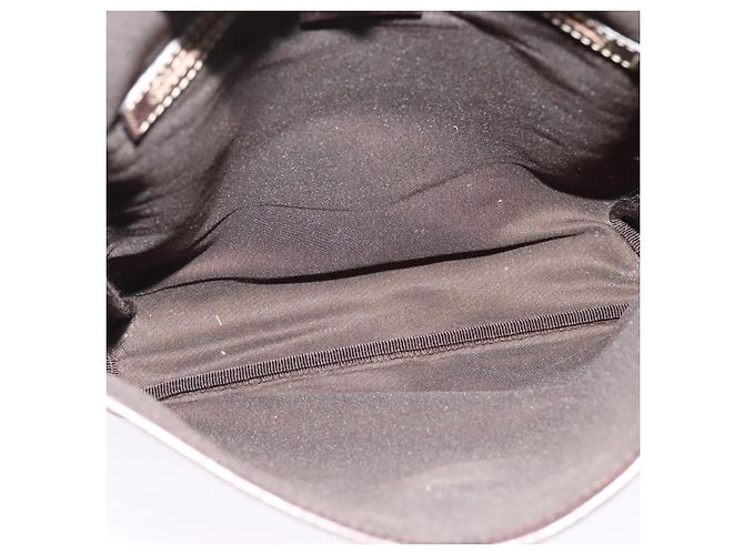 Borsa a spalla GG Supreme in PVC beige e argento di GUCCI 223666 Auth ep10605 - vista 17