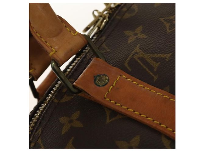 LOUIS VUITTON Borsa Boston Monogram Keepall 50 M41426 Auth LV 140961 Monogramma - vista 14