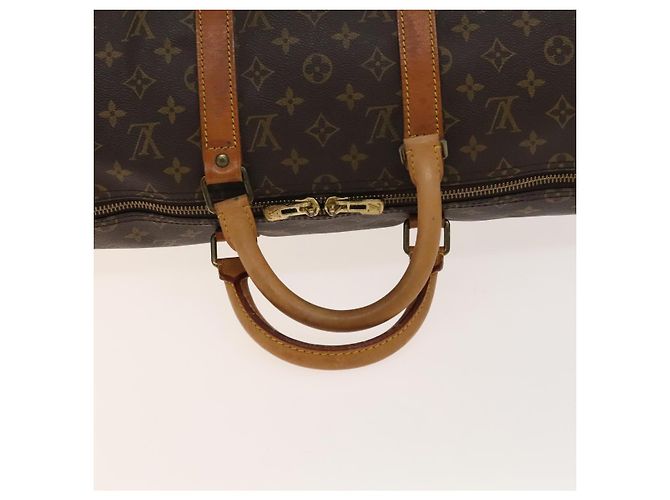 LOUIS VUITTON Borsa Boston Monogram Keepall 50 M41426 Auth LV 140961 Monogramma - vista 7
