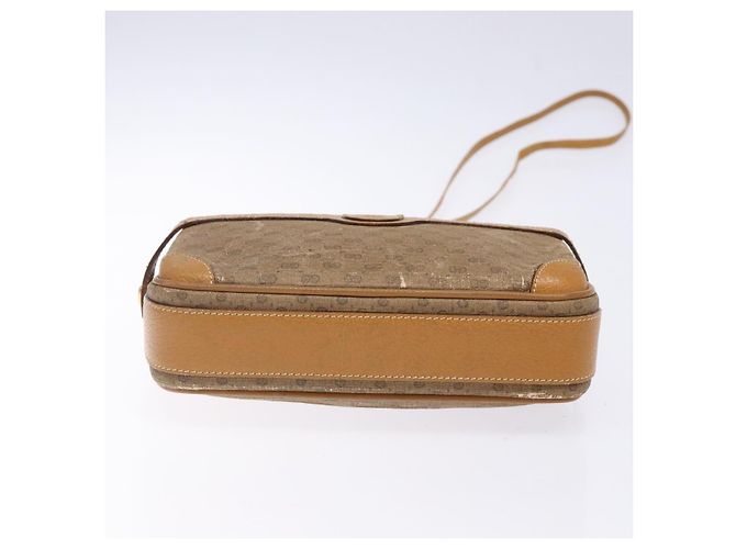 Gucci Borsa a Spalla Micro GG Supreme PVC Beige Oro 007 904 0423 Auth bs29068 D'oro - vista 9