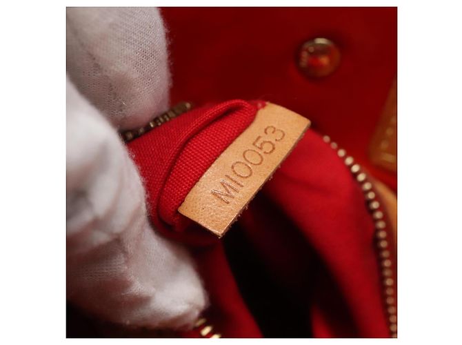 LOUIS VUITTON Monogram Vernis Reade PM Sac à main Rouge M91088 LV Auth bs29030 - vue 12