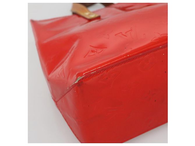 LOUIS VUITTON Monogram Vernis Reade PM Sac à main Rouge M91088 LV Auth bs29030 - vue 14