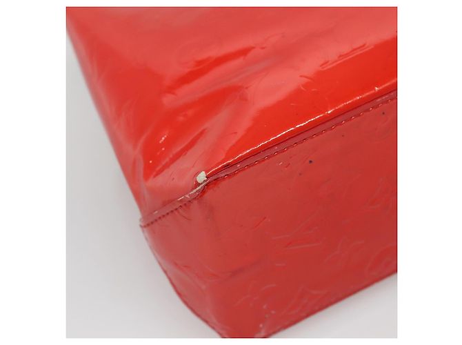 LOUIS VUITTON Monogram Vernis Reade PM Sac à main Rouge M91088 LV Auth bs29030 - vue 16