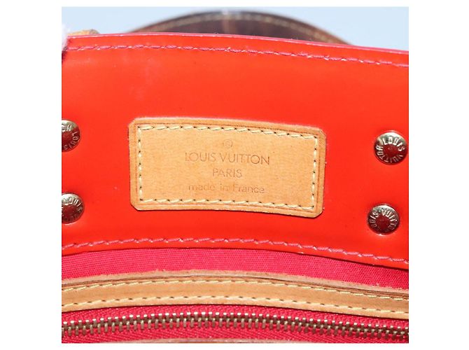 LOUIS VUITTON Monogram Vernis Reade PM Sac à main Rouge M91088 LV Auth bs29030 - vue 17