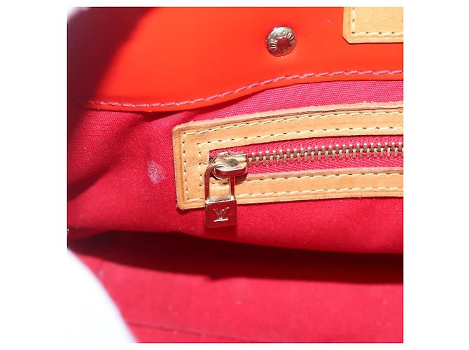 LOUIS VUITTON Monogram Vernis Reade PM Sac à main Rouge M91088 LV Auth bs29030 - vue 18