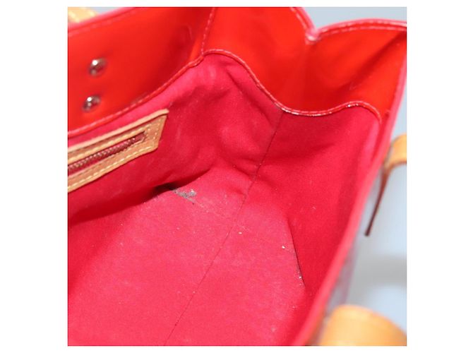 LOUIS VUITTON Monogram Vernis Reade PM Sac à main Rouge M91088 LV Auth bs29030 - vue 19