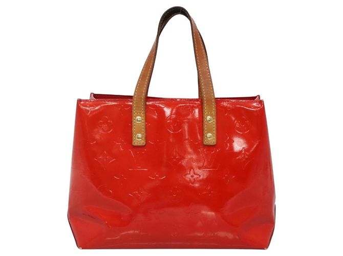 LOUIS VUITTON Monogram Vernis Reade PM Sac à main Rouge M91088 LV Auth bs29030 - vue 2