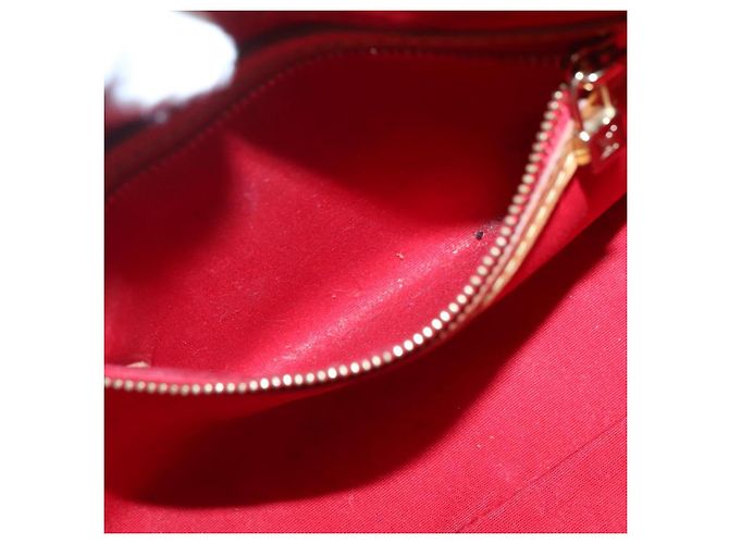 LOUIS VUITTON Monogram Vernis Reade PM Sac à main Rouge M91088 LV Auth bs29030 - vue 20