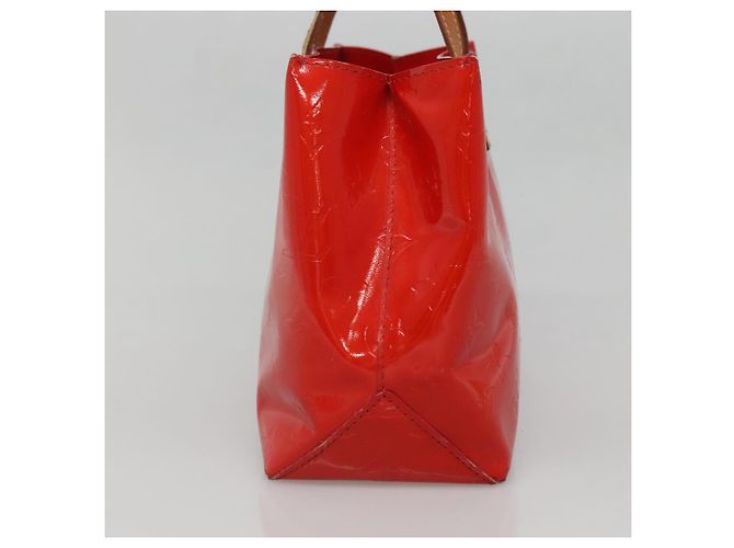 LOUIS VUITTON Monogram Vernis Reade PM Sac à main Rouge M91088 LV Auth bs29030 - vue 3