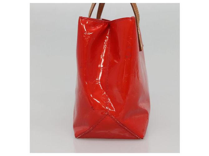 LOUIS VUITTON Monogram Vernis Reade PM Sac à main Rouge M91088 LV Auth bs29030 - vue 4