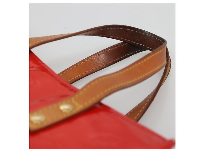 LOUIS VUITTON Monogram Vernis Reade PM Sac à main Rouge M91088 LV Auth bs29030 - vue 8