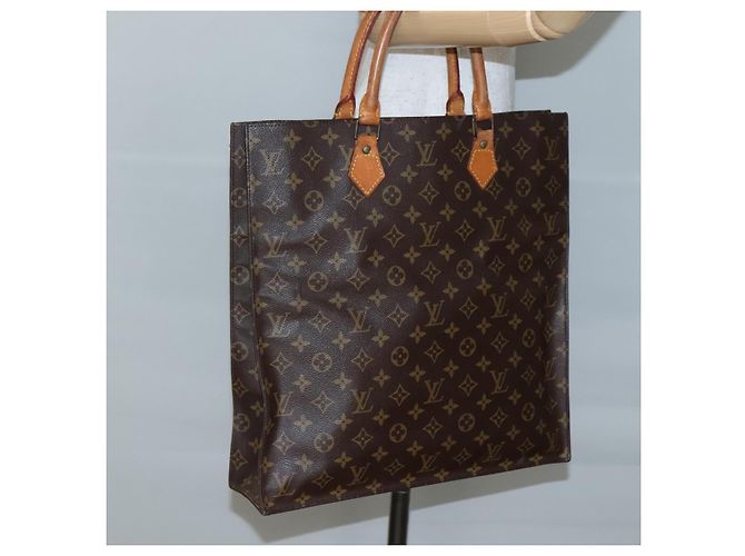 LOUIS VUITTON Bolsa Sac Plat Monogram M51140 LV Auth 142198 Monograma - vista 19