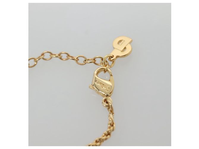 Collana Christian Dior in metallo dorato Auth bs29172 D'oro - vista 11