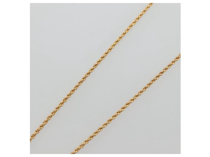 Collana Christian Dior in metallo dorato Auth bs29172 D'oro - vista 4