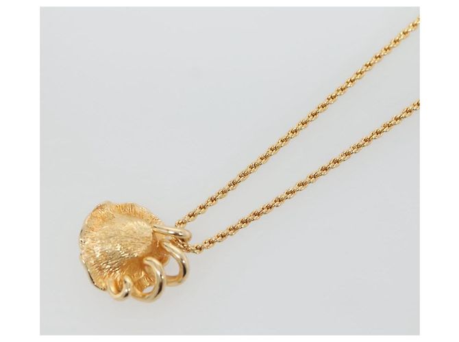 Collana Christian Dior in metallo dorato Auth bs29172 D'oro - vista 8