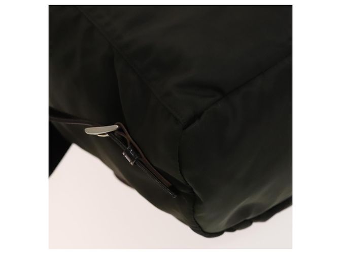 PRADA Backpack Nylon Khaki Silver Auth 140623 Silvery - view 13