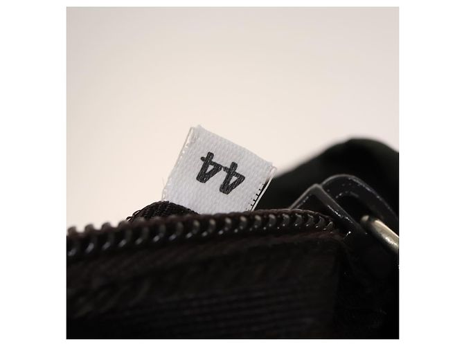 PRADA Backpack Nylon Khaki Silver Auth 140623 Silvery - view 24