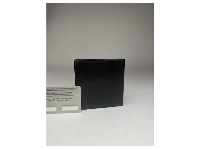 Vintage Dior Flapable Leather Wallet Black - view 13