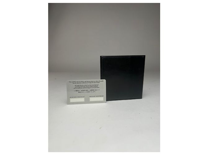 Vintage Dior Flapable Leather Wallet Black - view 9