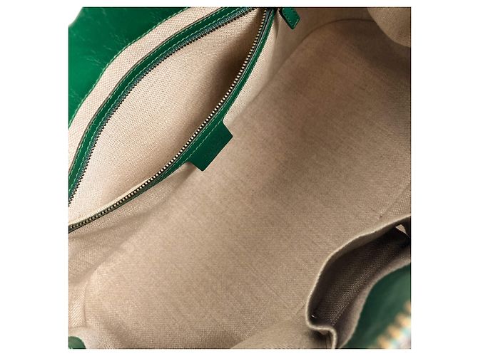 Gucci Borsa bowling grande in tela GG Supreme Horsebit Britt Boston - vista 12