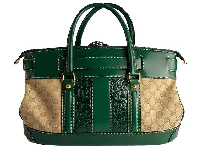 Gucci Borsa bowling grande in tela GG Supreme Horsebit Britt Boston - vista 4