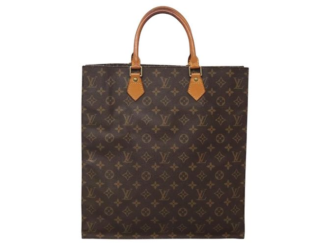 LOUIS VUITTON Borsa Sac Plat Monogram M51140 LV Auth 142232 Monogramma - vista 13