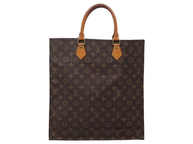 LOUIS VUITTON Borsa Sac Plat Monogram M51140 LV Auth 142232 Monogramma - vista 2