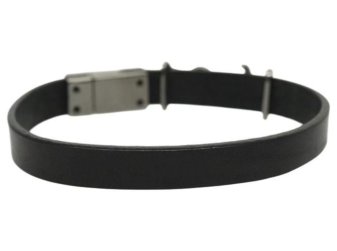 Pulsera Cassandra de metal negro SAINT LAURENT Auth yk19459 - vista 3
