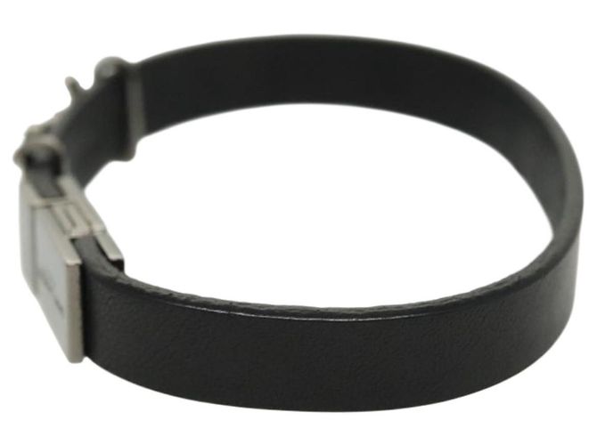 Pulsera Cassandra de metal negro SAINT LAURENT Auth yk19459 - vista 4