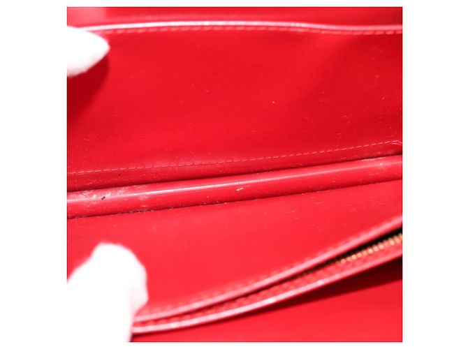 LOUIS VUITTON Borsa a Spalla Capuchin Epi Rossa M52347 LV Auth 140925 Rosso - vista 10