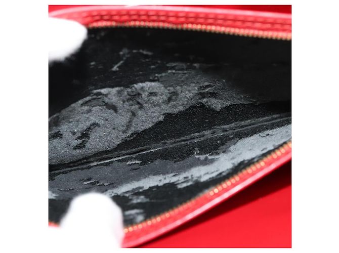 LOUIS VUITTON Borsa a Spalla Capuchin Epi Rossa M52347 LV Auth 140925 Rosso - vista 11