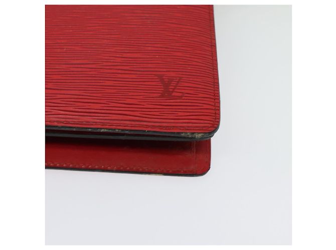 LOUIS VUITTON Borsa a Spalla Capuchin Epi Rossa M52347 LV Auth 140925 Rosso - vista 14