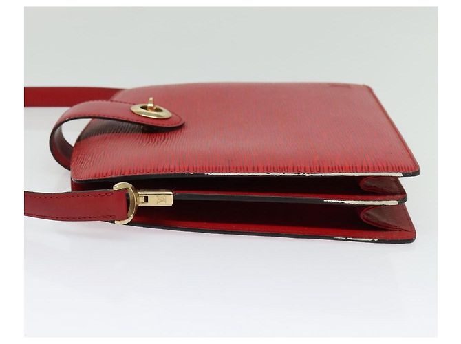 LOUIS VUITTON Borsa a Spalla Capuchin Epi Rossa M52347 LV Auth 140925 Rosso - vista 3