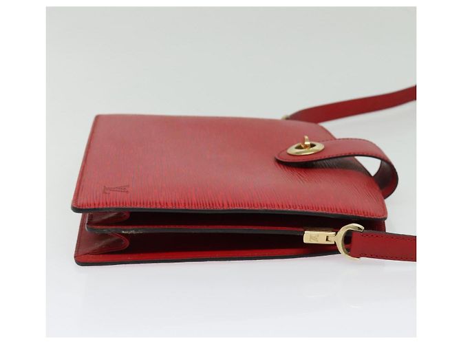 LOUIS VUITTON Borsa a Spalla Capuchin Epi Rossa M52347 LV Auth 140925 Rosso - vista 4