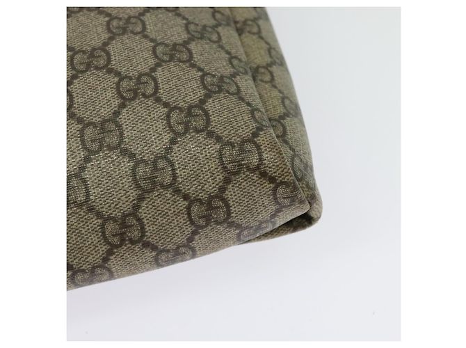 Bolso de Hombro GG Supreme PVC Beige Plata de GUCCI 223666 Auth ep10673 - vista 13