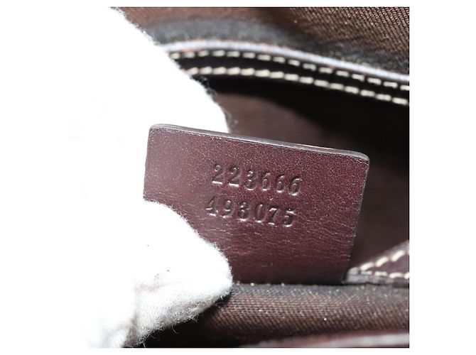 Bolso de Hombro GG Supreme PVC Beige Plata de GUCCI 223666 Auth ep10673 - vista 21
