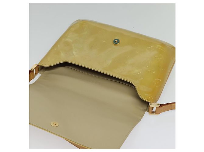 LOUIS VUITTON Borsa Thompson Street Monogram Vernis Beige M91301 LV Auth ep10811 - vista 10