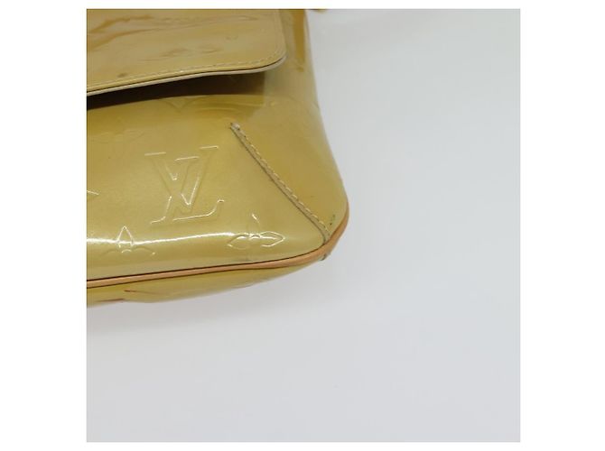 LOUIS VUITTON Borsa Thompson Street Monogram Vernis Beige M91301 LV Auth ep10811 - vista 15