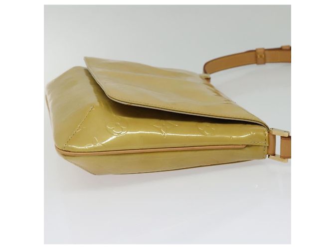 LOUIS VUITTON Borsa Thompson Street Monogram Vernis Beige M91301 LV Auth ep10811 - vista 4