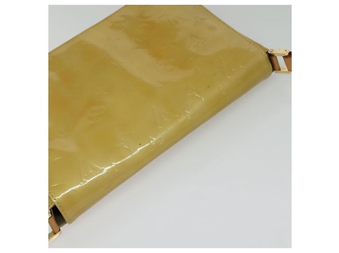 LOUIS VUITTON Borsa Thompson Street Monogram Vernis Beige M91301 LV Auth ep10811 - vista 6