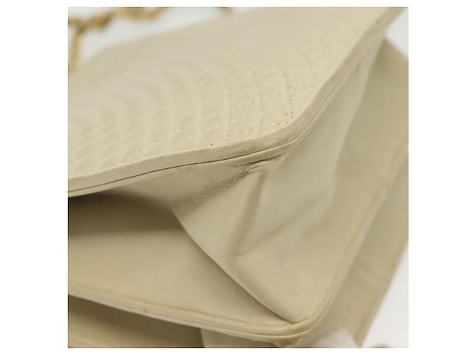 BALLY Borsa a Spalla con Catena Pelle Avorio Oro Auth 140275 D'oro Crudo - vista 16