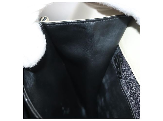 BALLY Borsa a Spalla con Catena Pelle Avorio Oro Auth 140275 D'oro Crudo - vista 21