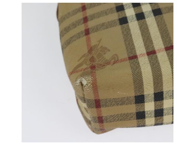Autre Marque Borsa a Spalla Burberrys Nova Check PVC Beige Oro Auth ep10875 D'oro - vista 15