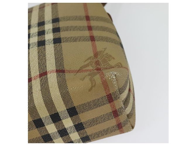 Autre Marque Borsa a Spalla Burberrys Nova Check PVC Beige Oro Auth ep10875 D'oro - vista 16