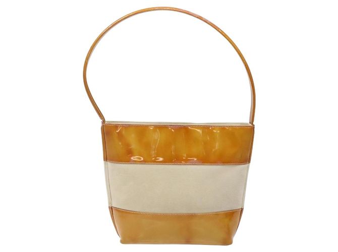 Borsa a Spalla GUCCI Smalto Arancione Argento 000 1013 0555 Auth bs29061 - vista 3