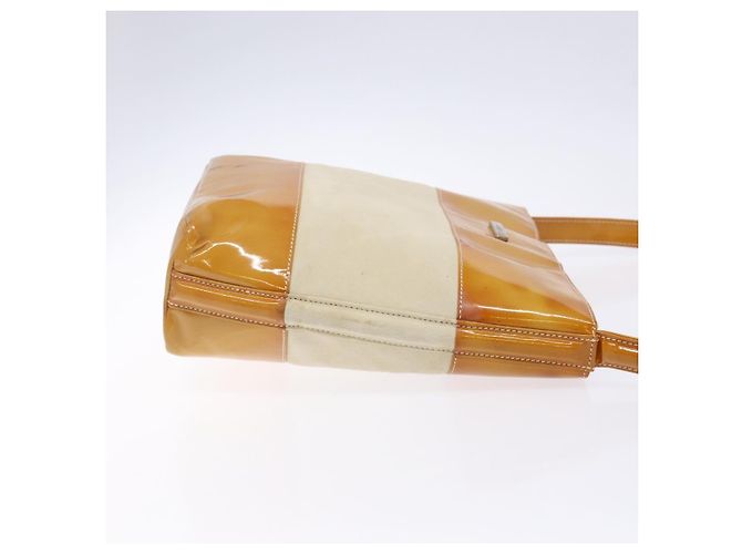 Borsa a Spalla GUCCI Smalto Arancione Argento 000 1013 0555 Auth bs29061 - vista 4