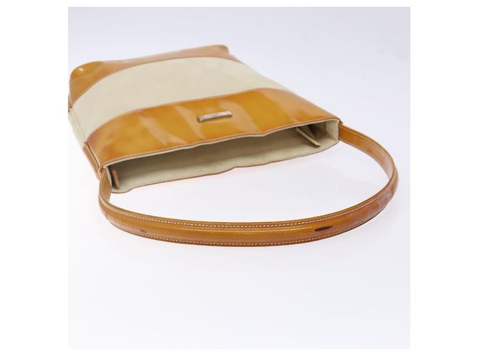 Borsa a Spalla GUCCI Smalto Arancione Argento 000 1013 0555 Auth bs29061 - vista 7