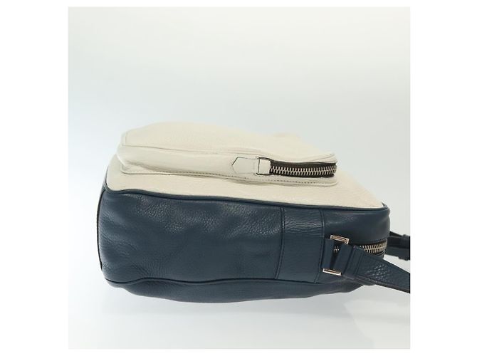 Borsa a Spalla PRADA in Pelle Bianca Blu Argento Autentica bs29256 Bianco - vista 3